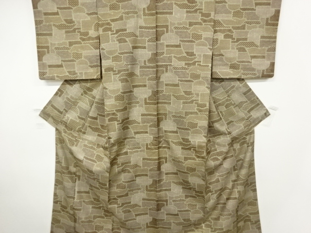 花古典柄模様本場大島紬着物（染）